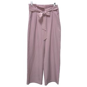 The‎ Clothing Company Women’s Pink Paperbag Wide Leg Dress Pants  Sz L